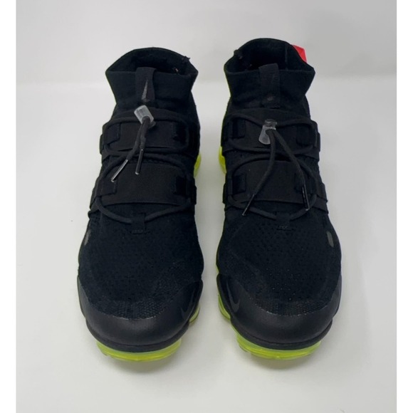 Nike Air VaporMax Utility Flyknit Black Volt AH6834-007 Men\'s 12 Running Shoes main image 4